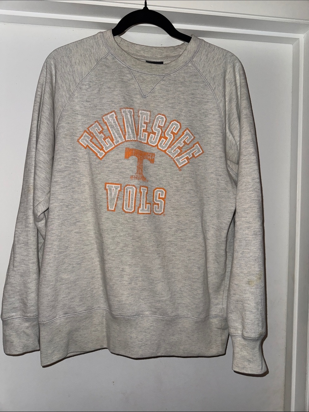 Tennessee Vols Heather Gray Crewneck Sweatshirt